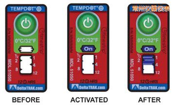 常州溫度指示標(biāo)簽 累計(jì)上升時(shí)間/溫度的標(biāo)簽