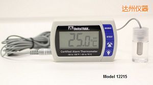 達(dá)州認(rèn)證的報(bào)警溫度計(jì) 內(nèi)外傳感器