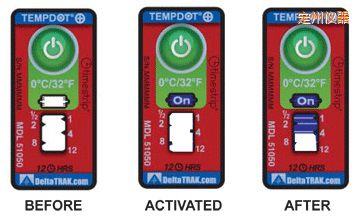 定州溫度指示標(biāo)簽 累計上升時間/溫度的標(biāo)簽